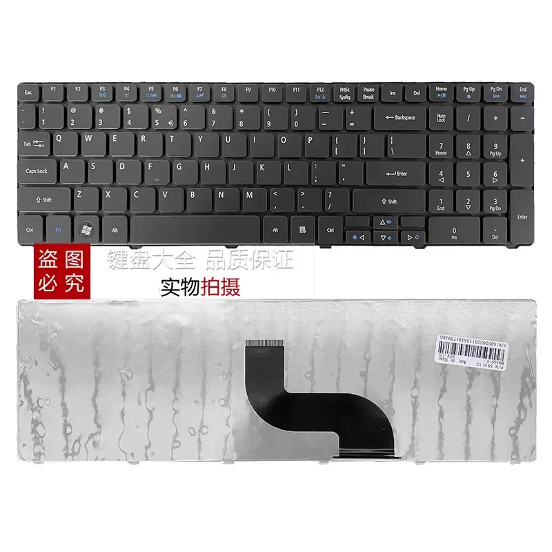 For ACER eMachines E732 E732G E732Z ZG 5553G P5WE0 Laptop Keyboard Replacement US Layout Black