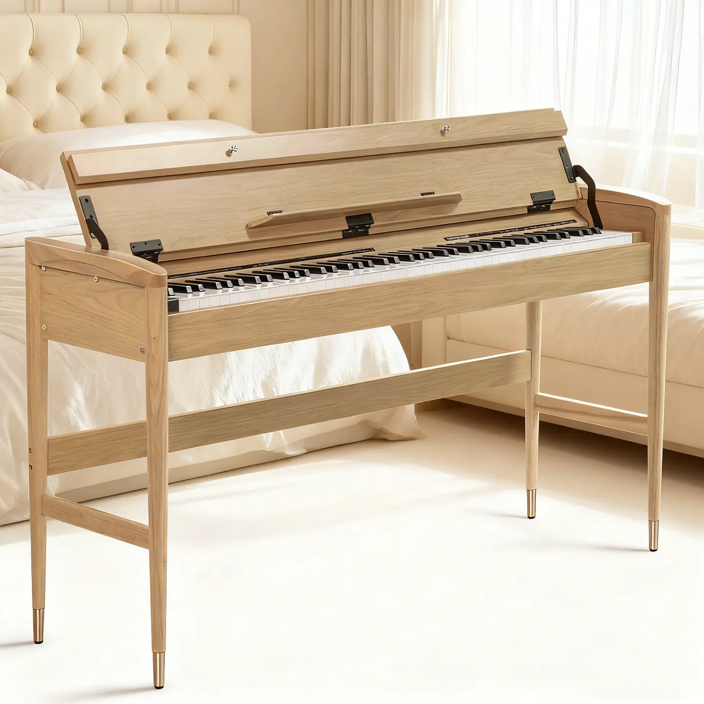 Electric Piano 88-key Heavy Hammer Home Beginner Drawer Desk Electronic Piano