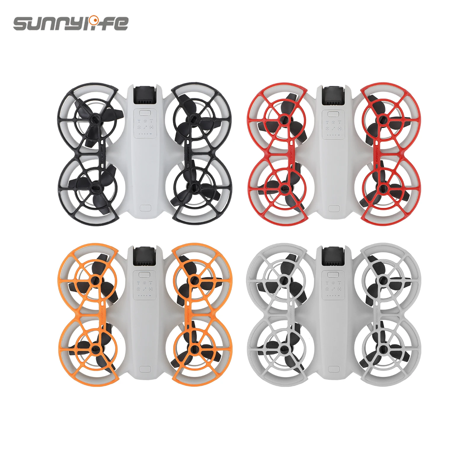 Sunnylife Drone Propeller Guard Set Plastic Blade Anti-collision Pierścień ochronny dla Dji dla NEO Propeller Części nasadki ochronnej