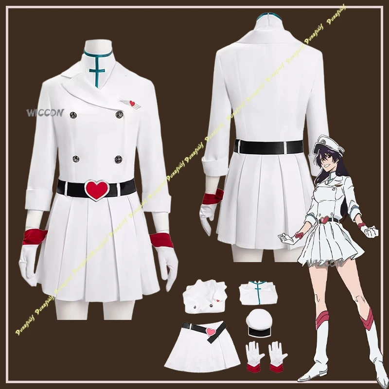 Anime Cosplay Costumes Bambietta Suit Girls Uniform Dress Hat Gloves Belt Women Skirt Nurse Coat Party Stage Christmas Halloween