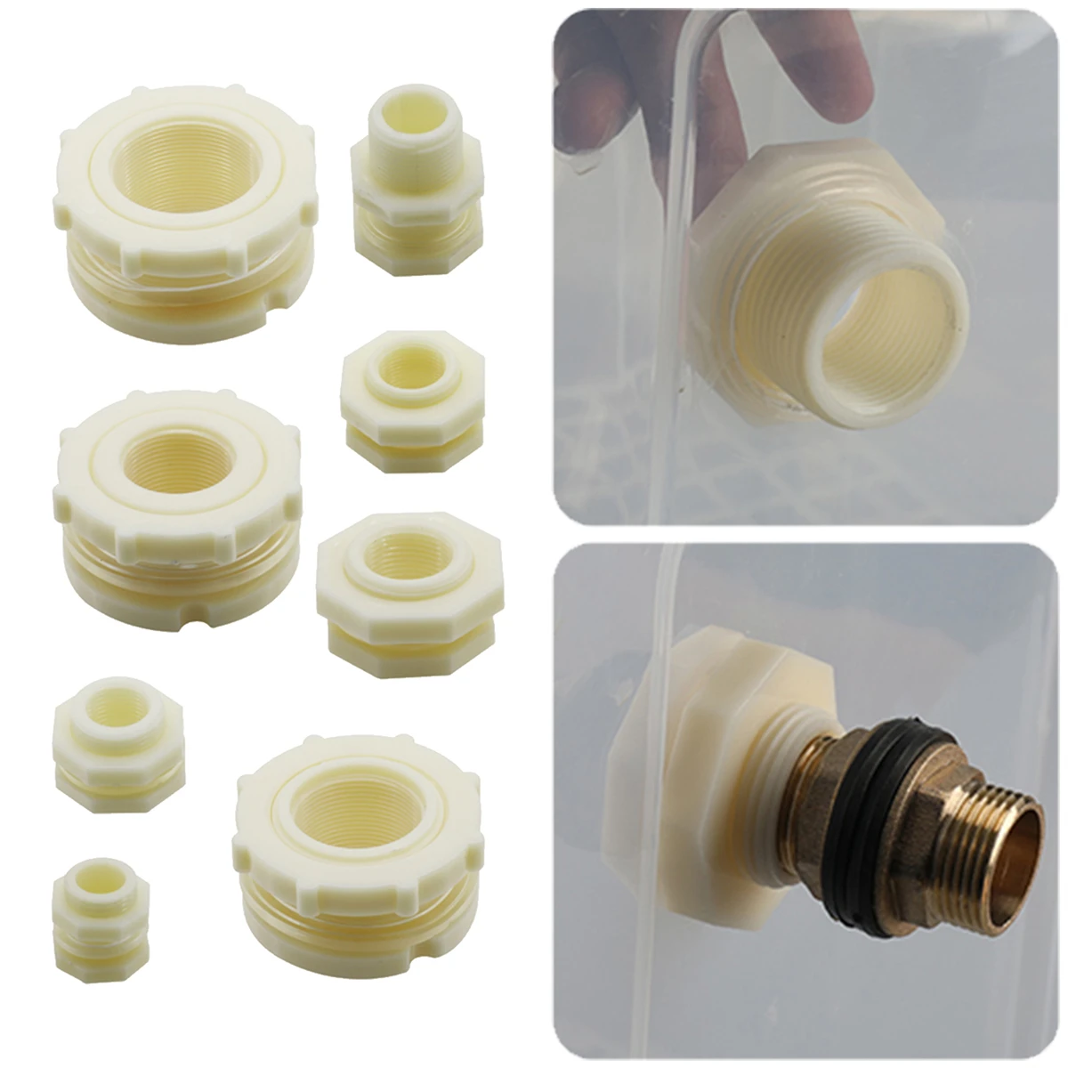 ABS Plastic Water Tower Connector 1/2