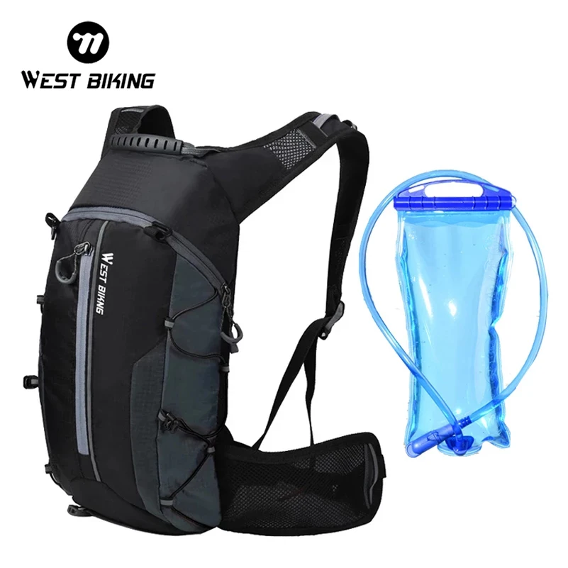 WEST BIKING Cycling Backpack Hydration Outdoor Sport Climbing Pouch 10L/16L Bicycle Bike Bags Water Bag Jogging Running Rucksack