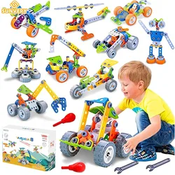 Building Set for 4+ Boys Birthday Gifts STEM Toys Educational Autism Sensory Toy Building Set Creative Learning Games