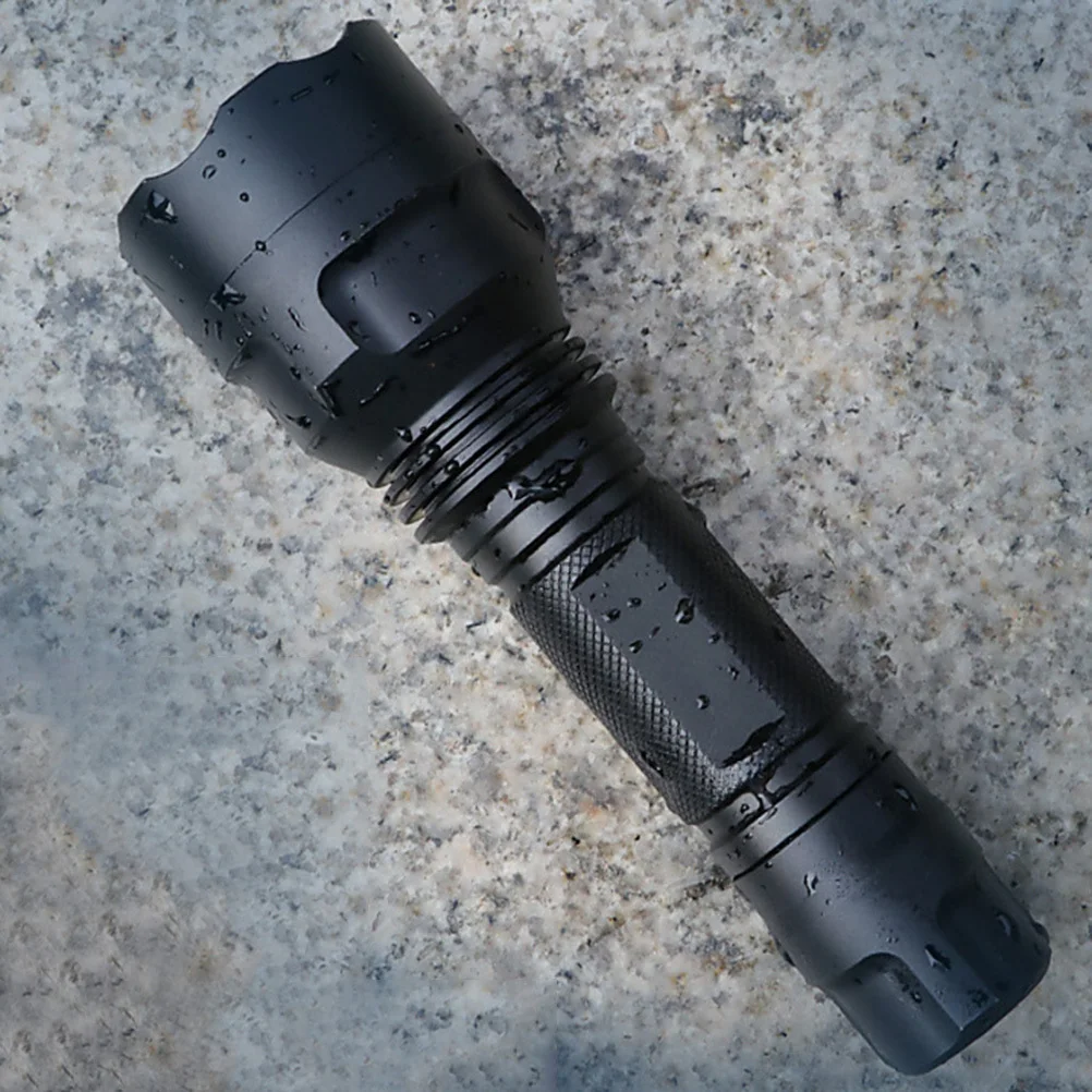 

1Pcs Strong Light Flashlight Aluminum Alloy USB Rechargeable Waterproof Outdoor Hunting Camping Portable Ultra Bright Torch