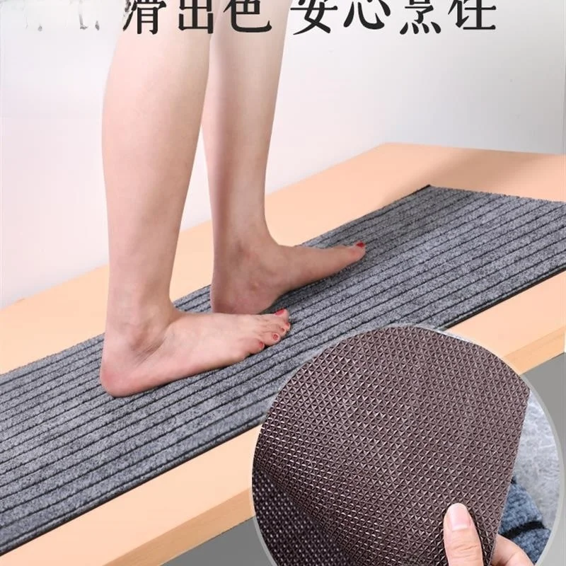 

Длинный моющийся придверный коврик, кухонный коврик, уличный входной коврик, нескользящий напольный коврик, легко чистящийся, декоративный коврик для дома