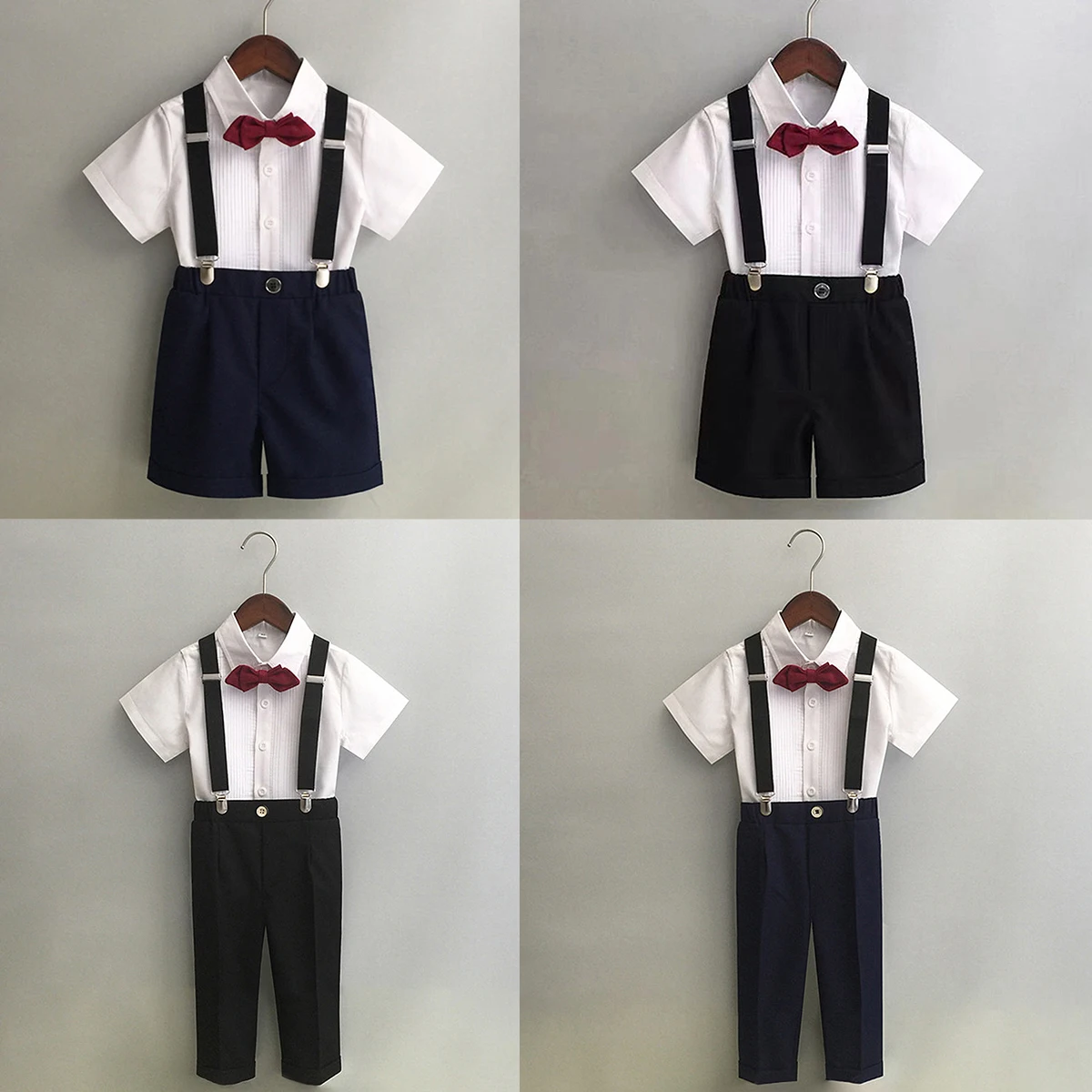 Baby Boy Outfit Toddler Wedding Suit Children Birthday Party Gift Set Kids School Graduation Photography Performance Clothes