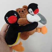 Shanmo Pingu Penguin Pendant Birthday Gift Give Your Best Friend A Cute Little Doll Plush Hanging Decoration Kawaii Toy