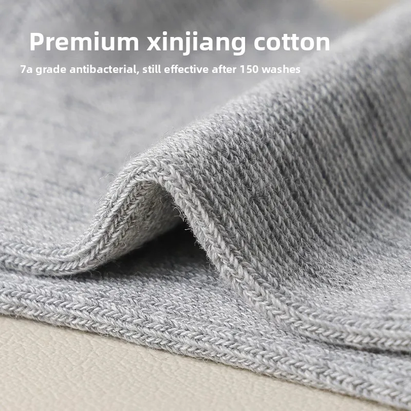 5 أزواج من الجوارب القطنية للأطفال ذات اللون الداكن لمنتصف الساق للجنسين للأولاد والبنات تمتص العرق ومضاد للرائحة جوارب مدرسية لجميع المواسم