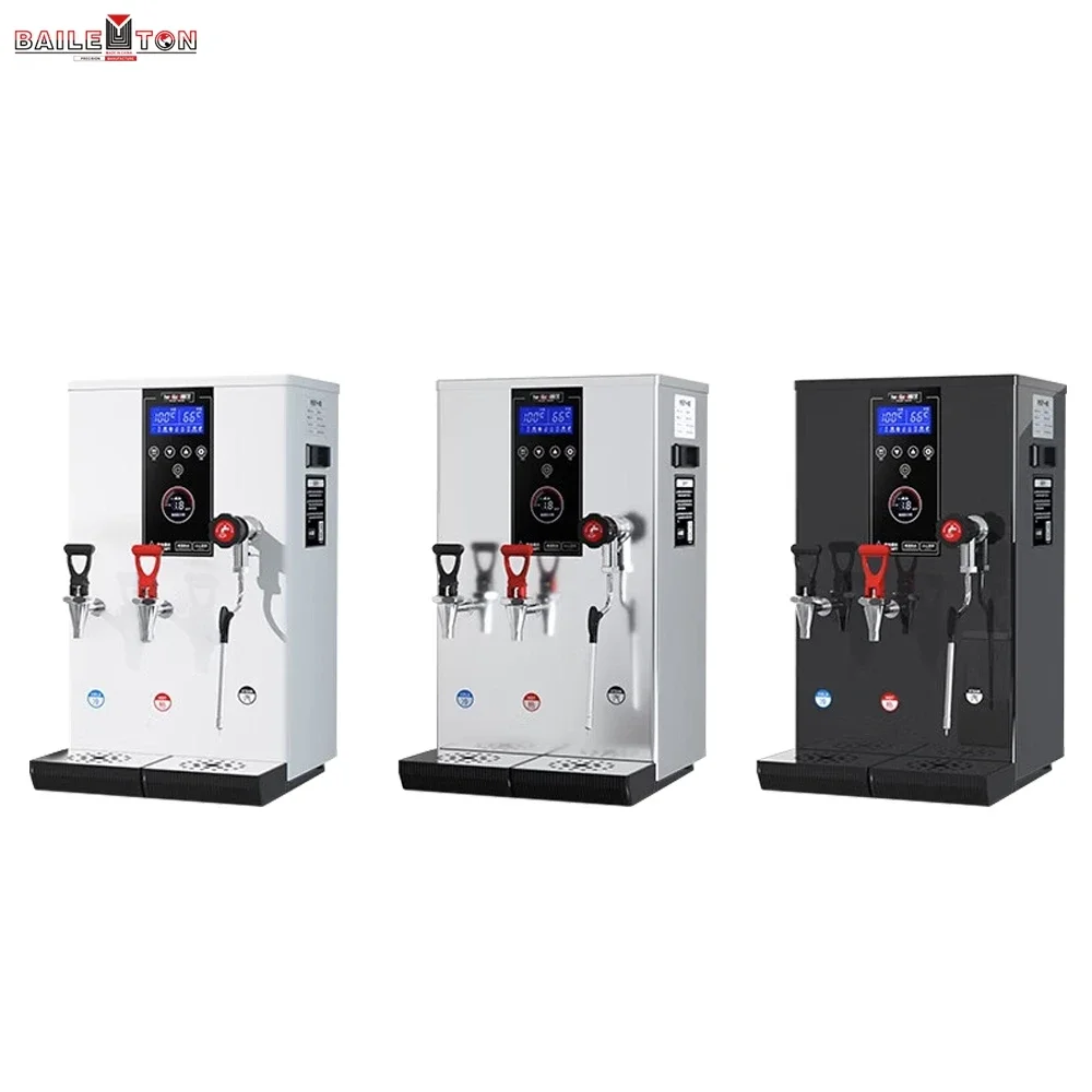 Commercial Double head Electrical Water boiler with steam Milk foaming Frother Machine