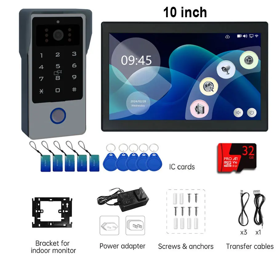 Рисунок 4 - 2-проводной Tuya Wi-Fi 1080P видеодомофон