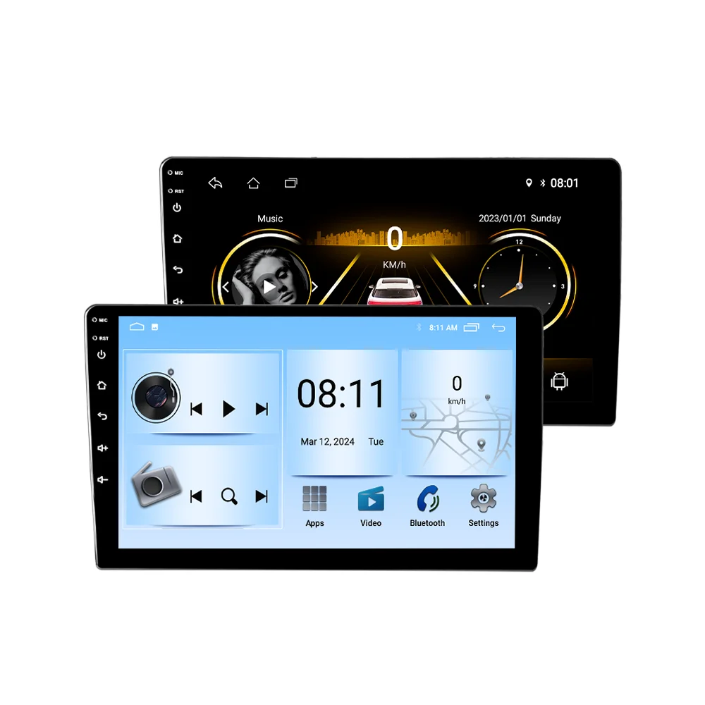 Warehouse 2Din 7 9 10 Android Video Stereo Player Smart Carplay Touch Screen Memory 2 + 32GB 4 + 64GB ROM Global Positioning Sys