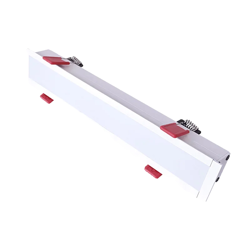 Modern Aluminum Recessed Linear LED Grille Spotlight Flood Diffused Narrow Trim Ceiling Light Living Room Home Decor New