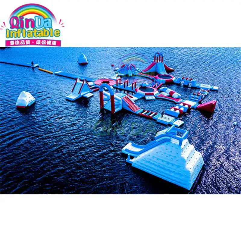 Floating water amusement park commercial ocean inflatable aquatic park