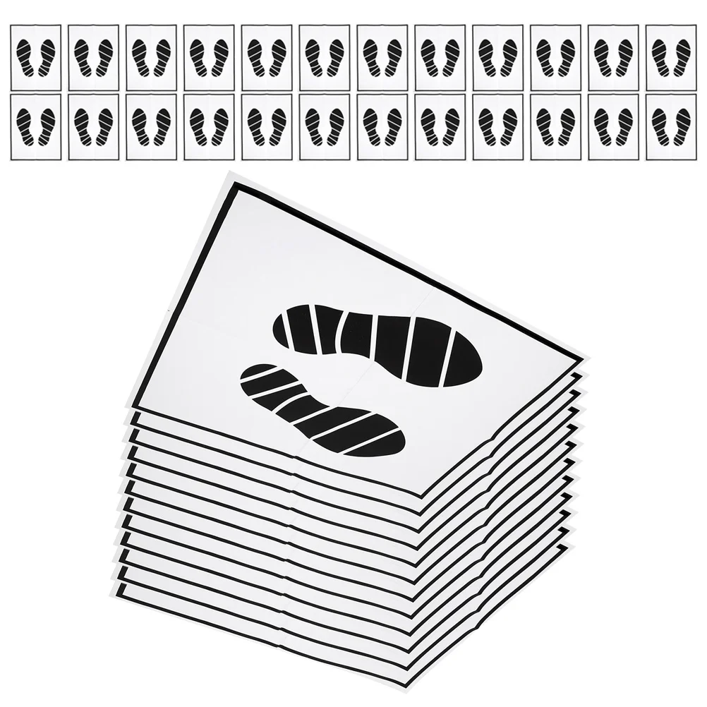 

60pcs Paper Floor Mats for Cars Disposable Lightweight Black White Foot Pads Car Protection Automotive Interior Supplies