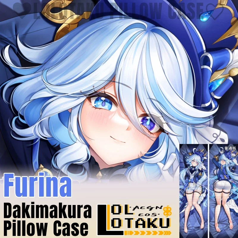 

Furina Dakimakura Genshin Impact Game Pillowcase Hugging Full Body Sexy Pillow Case Cushion Cover Home Bedding Decor Otaku Gift