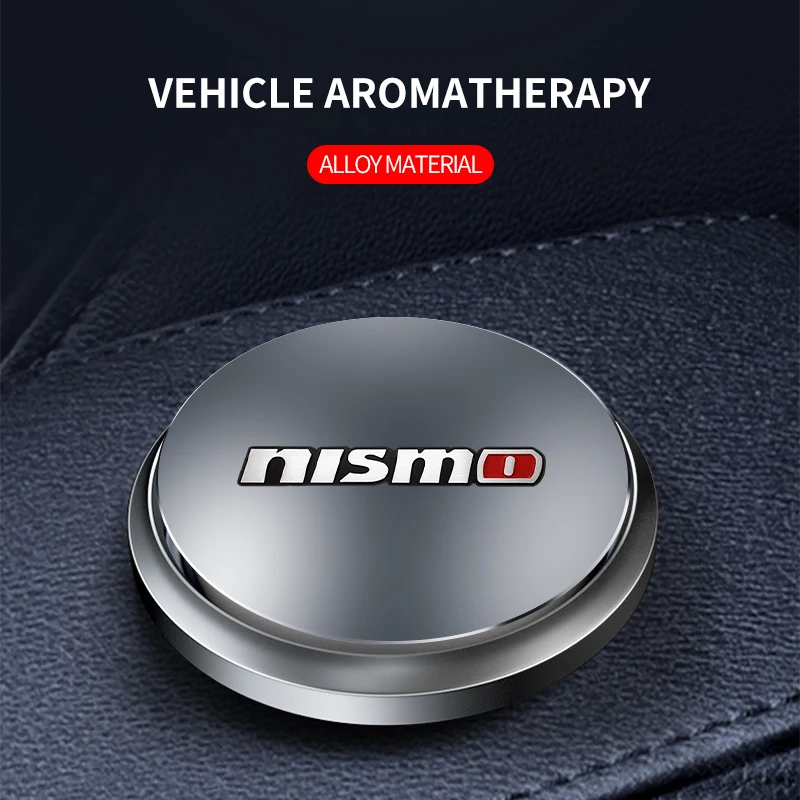 Car Aromatherapy Auto Interior Air Freshener Accessories For Nismo Logo Emblem R34 GTR Nissan Tiida Sylphy Teana X Trail T32