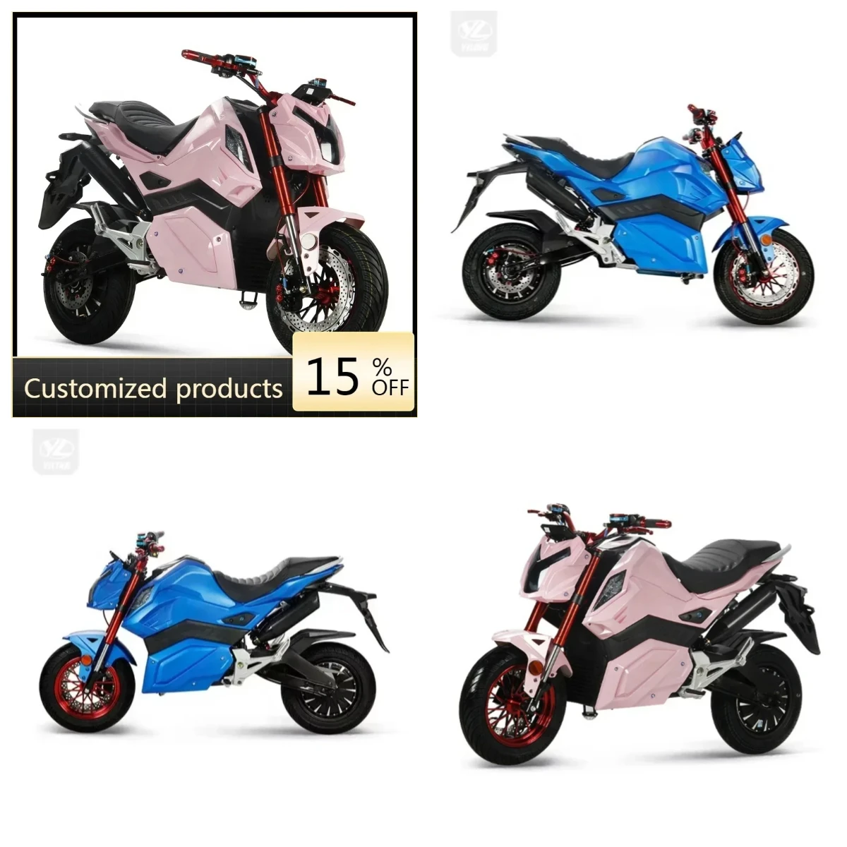 Strovan  Motorcycle2000W Electric Bike Cheaper 48V Pedal Electric Bike Moped Scooter Racing Electric Motorcycle