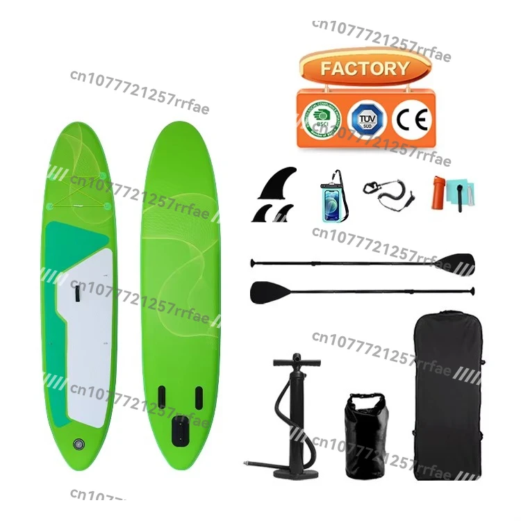 Fabrik-Großhandel: Aufblasbares 11,5'x31"x6" Vertikales Paddleboard mit EVA-Deck, Langlebig und Tragbar, Inklusive Paddel und Pumpe
