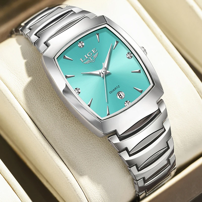 LIGE New Fashion Women Watch Simple Date Women's Quartz Wristwatches Top Brand Luxury Sports Waterproof Bracelet Watch Feminino
