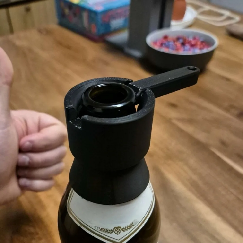 Abridor de Botellas Catapulta, Divertido y Creativo Lanzador de Botellas de Cerveza, Gadget Genial para Fiestas en Casa y Bares, Regalos Únicos y Divertidos