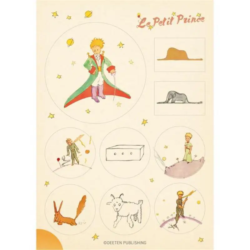 The Little Prince Color Phonetic Edition With Commemorative Sticker Included Anthony SaintExupery Dito 9789577108852 Book view 3