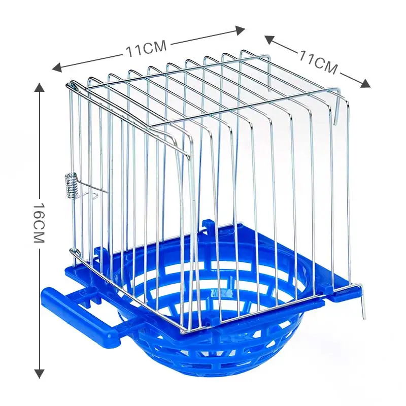 MiNi Breeding Box Hollow Cage Nest Parrot Birds Nesting Basin Hideaway Shelter Cages