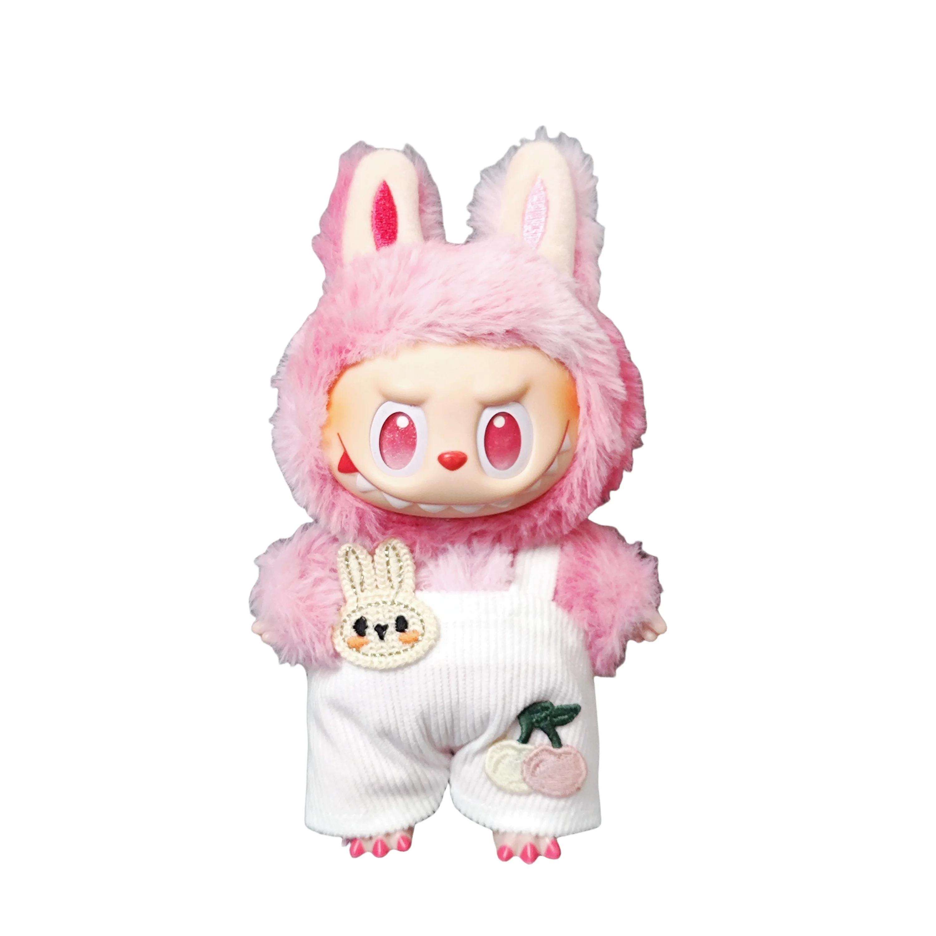 17cm Labubu I II Idolo 앉아 인형 파티 의류 액세서리 한국 Kpop EXO