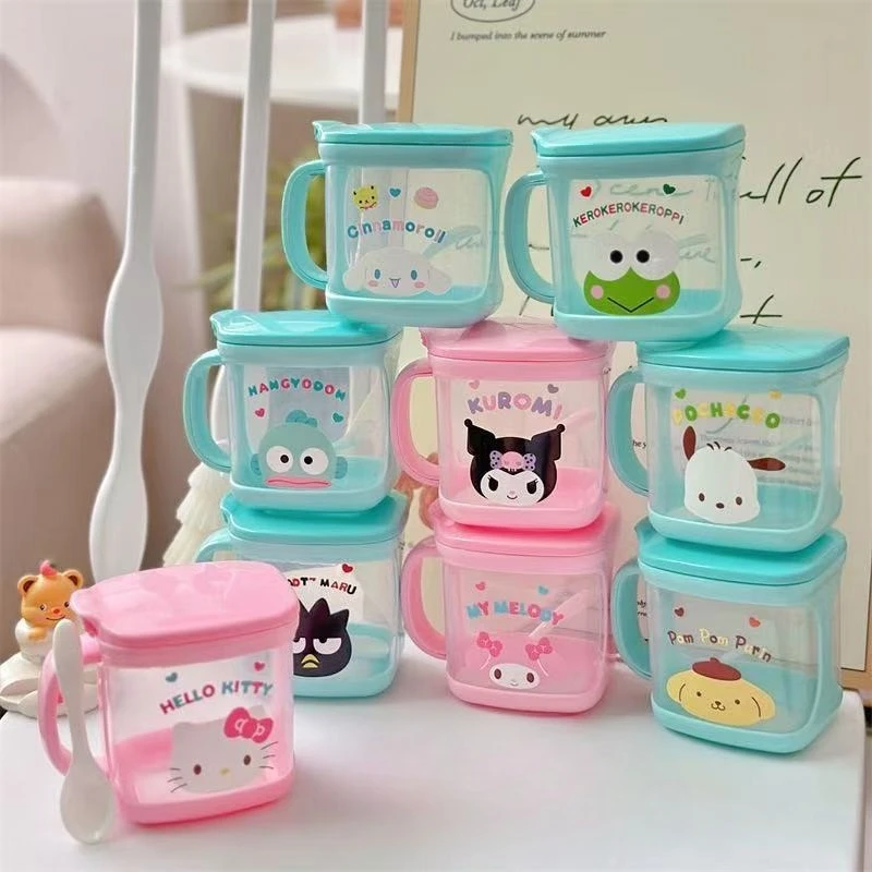 

Hello Kitty Seasonings Box Cute High-capacity Seasoning Storage Box Bring A Spoon Delicate Storage Kitchen Supplies SHAKERS