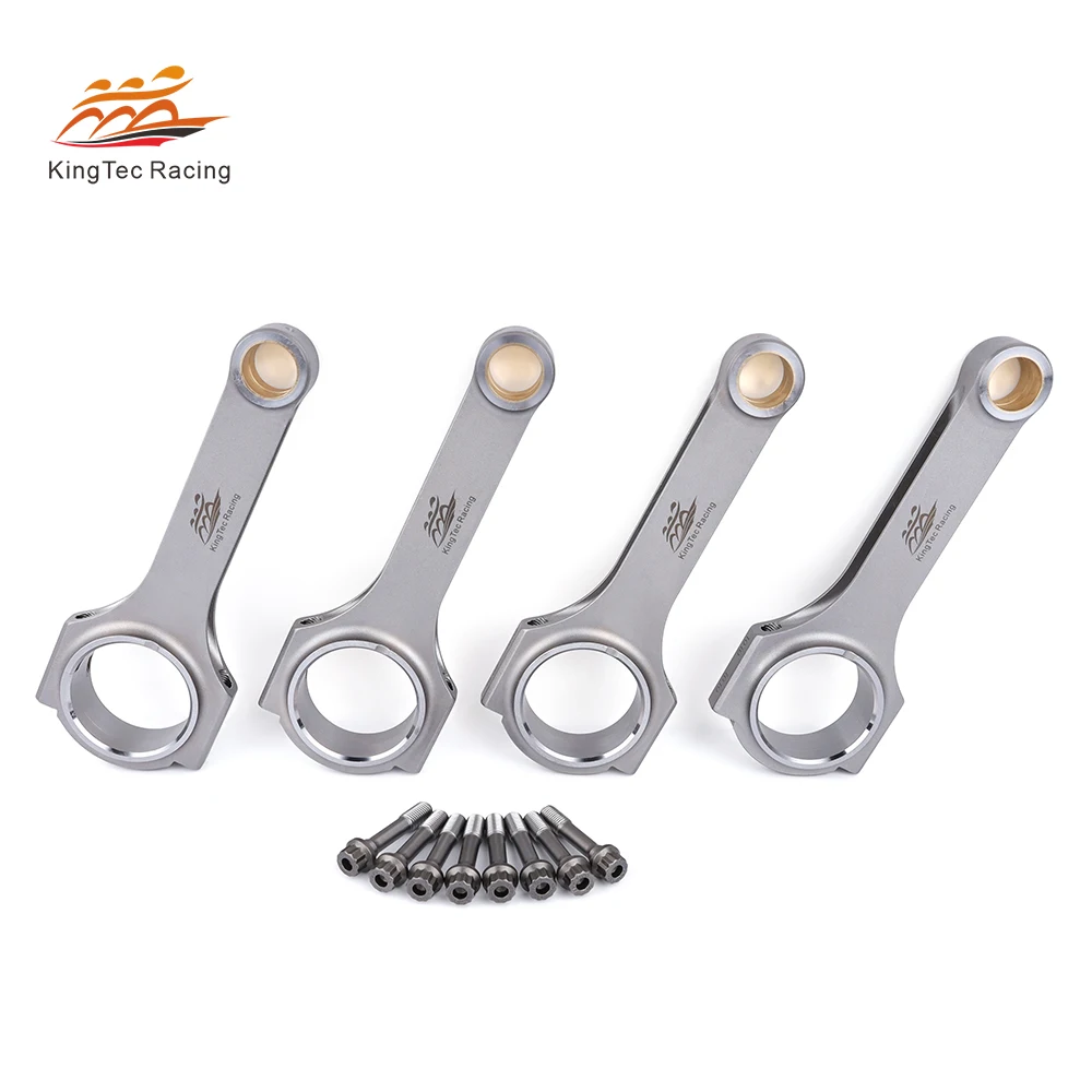 KTC Racing 4340 Forged H-Beam Connecting Rods for Hyundai Tiburon 2.0 G4GC with ARP Bolts