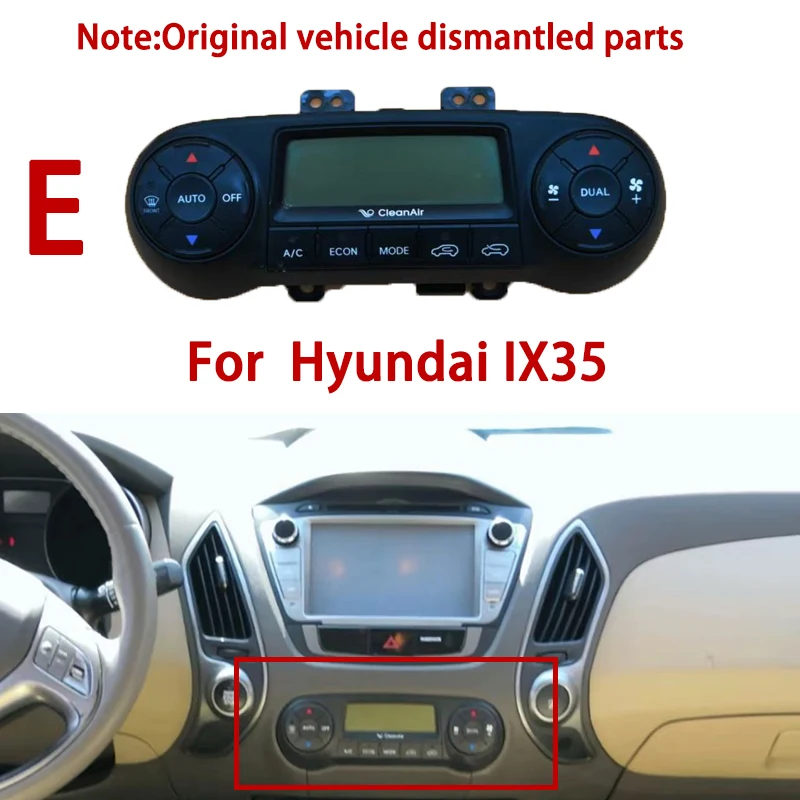 Geschikt voor Hyundai IX35 2010-2020 airconditioning paneelknop schakelaar knop airconditioning bedieningsschakelaar paneelmontage