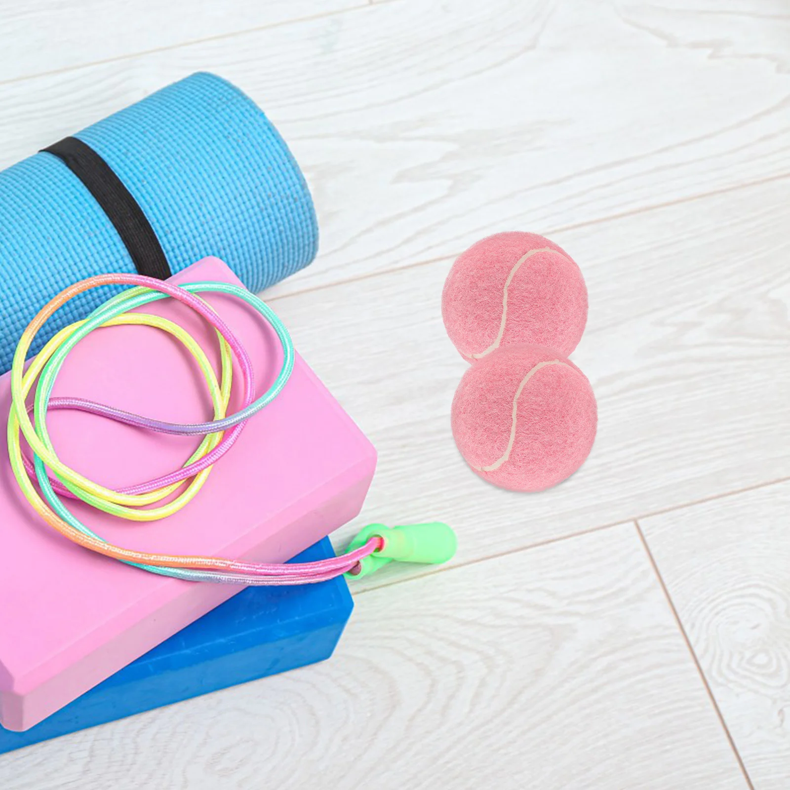 12 قطعة من كرات التنس المرنة خفيفة الوزن للأطفال المبتدئين، ممارسة التدريب في الأماكن المغلقة والخارجية، كرة تنس مرنة #4