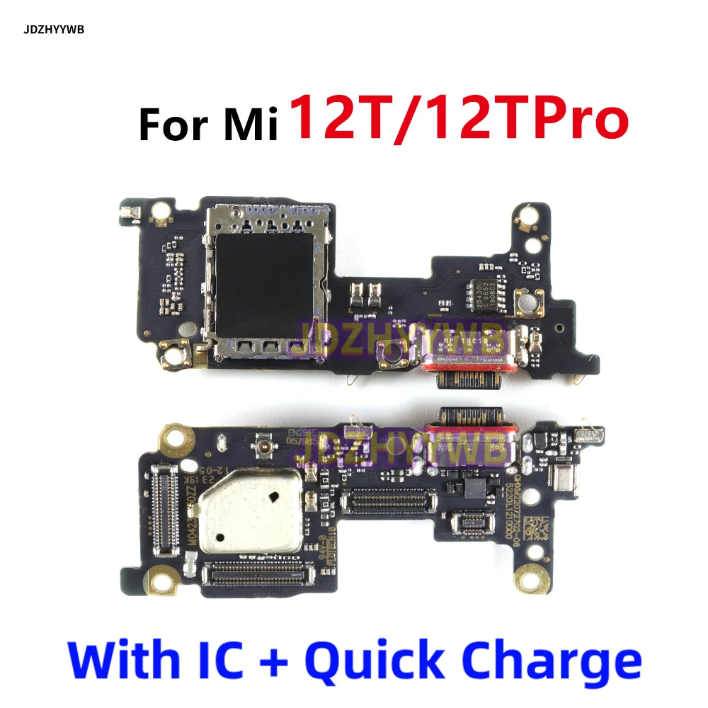 For Xiaomi Mi 12T / 12T Pro USB Charging Board Dock Port Flex Cable Repair Parts