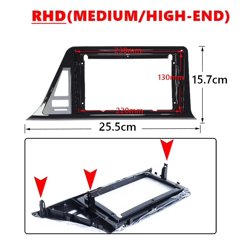 For TOYOTA 2018 IZOA CHR 9INCH Car DVD Radio Android Stereo audio screen multimedia video player navigation cables Harness frame