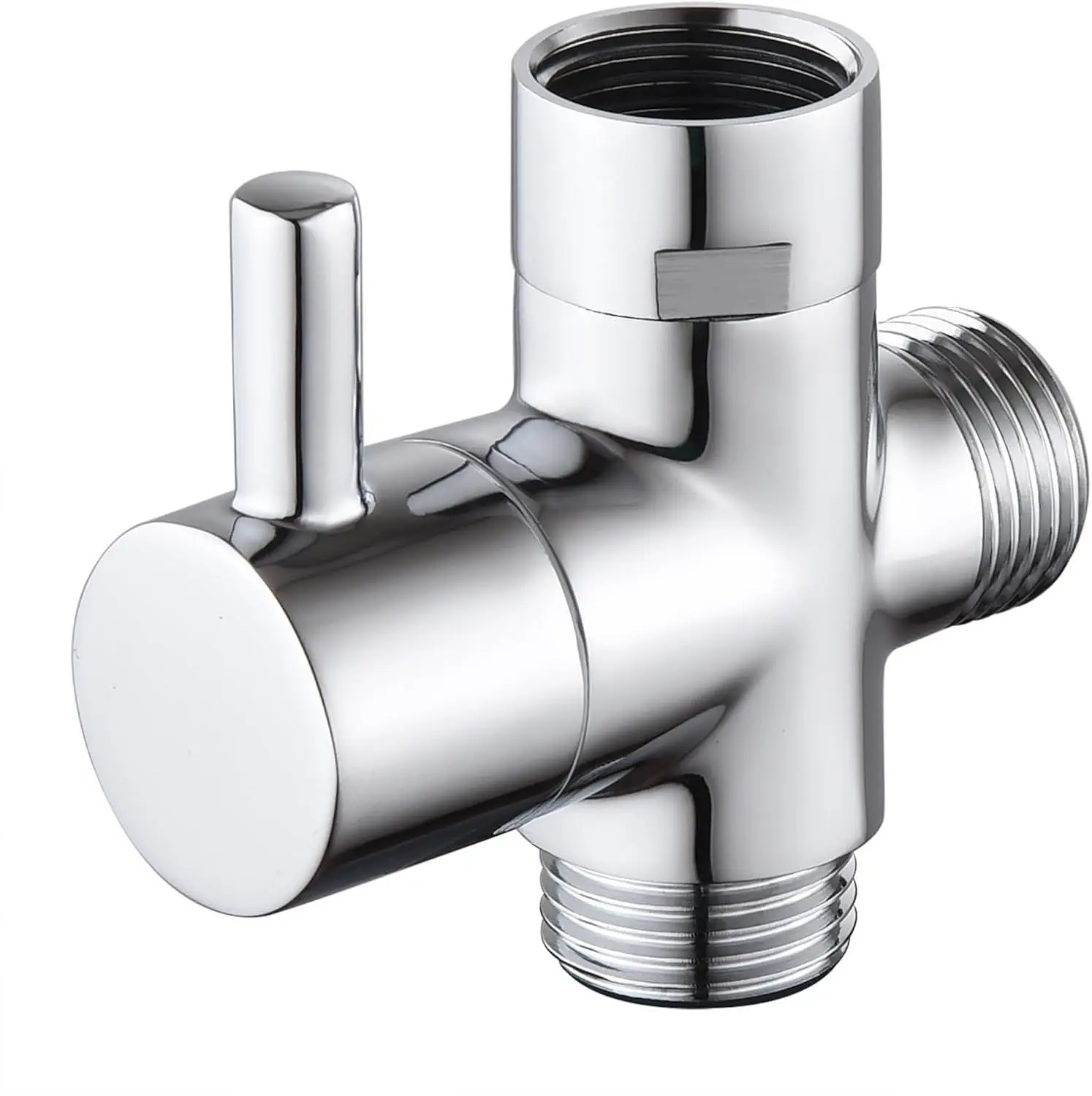 

Полностью медный водоотделитель для ванны и душа, один в два, трехходовой клапан, смеситель, универсальный адаптер, водоотделительный клапан