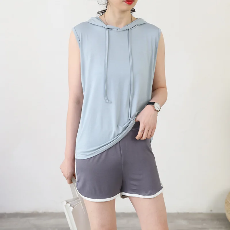 

Летние тренировочные топы для бега, женские рубашки без рукавов на молнии с капюшоном для йоги, спортивные майки для тренажерного зала, быстросохнущая Спортивная одежда для фитнеса