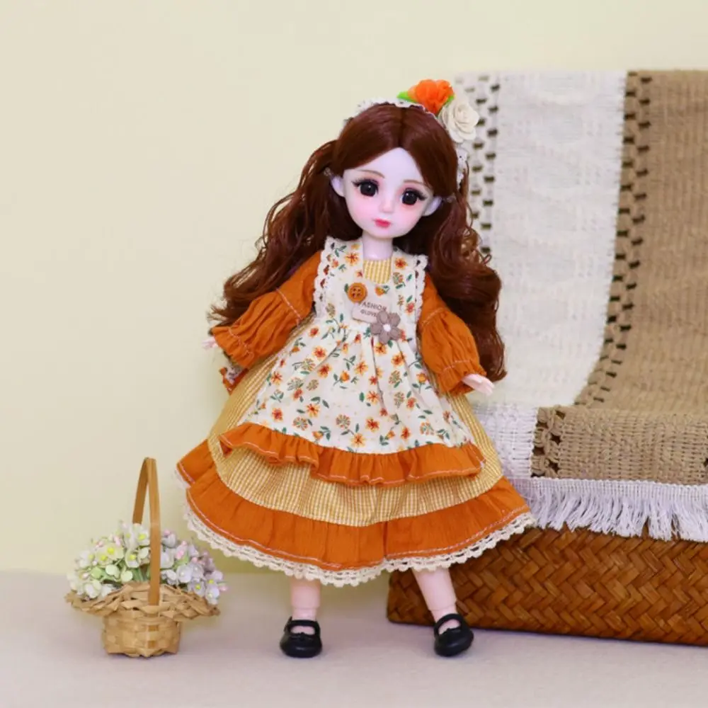 

1/6 SD 30 см Bjd кукла с одеждой привлекательные глаза с париком макияж платье принцессы BJD куклы элегантное аниме