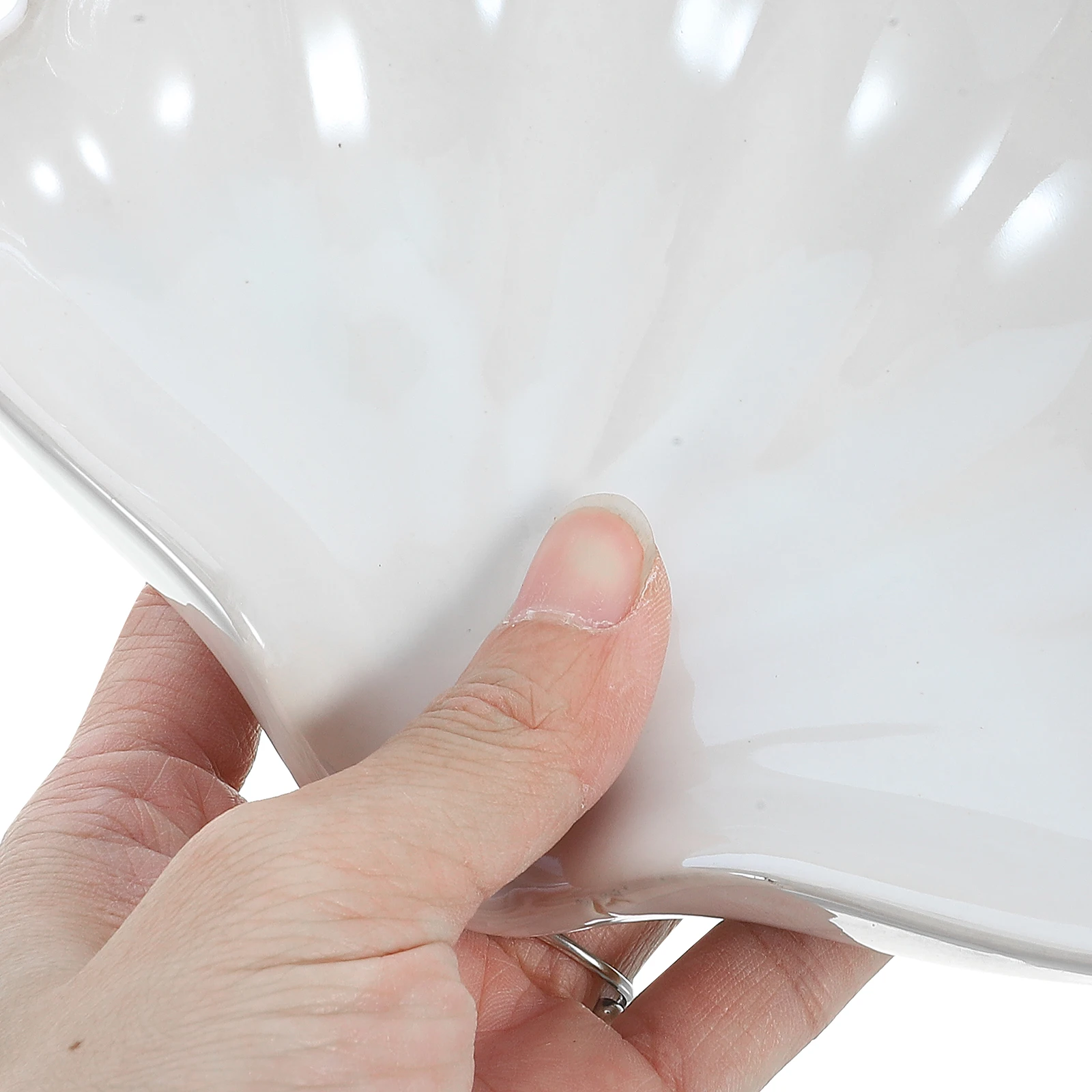 

Декоративная керамическая мыльница в виде ракушки, самосливная мыльница, поднос для ванной комнаты, кухни, небольшая керамическая тарелка