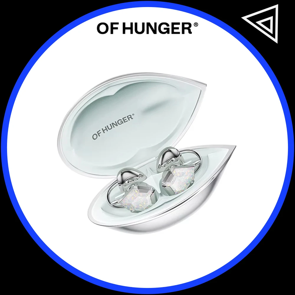 OF HUNGER OHClip E-gems OWS Wireless Earphone 13MM Dynamic Drive 2 Mics ENC Dual Chips AI Earhook Fashion Accessories For Girl