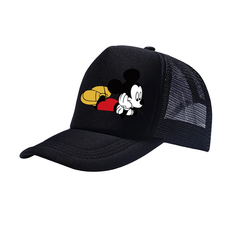 Disney Mickey Minnie Mouse Cartoon Baseball Cap Kids Sports Hat High Quality Sun Hats Baseball Anime Children Peaked Caps Hat