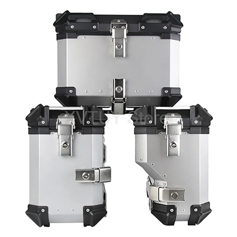 

Для Honda/BMW мотоцикл 38L алюминиевый мотошлем с ЧПУ, багажник, верхний чехол, хвостовой задний ящик для инструментов, водонепроницаемые коробки с замком для ключей