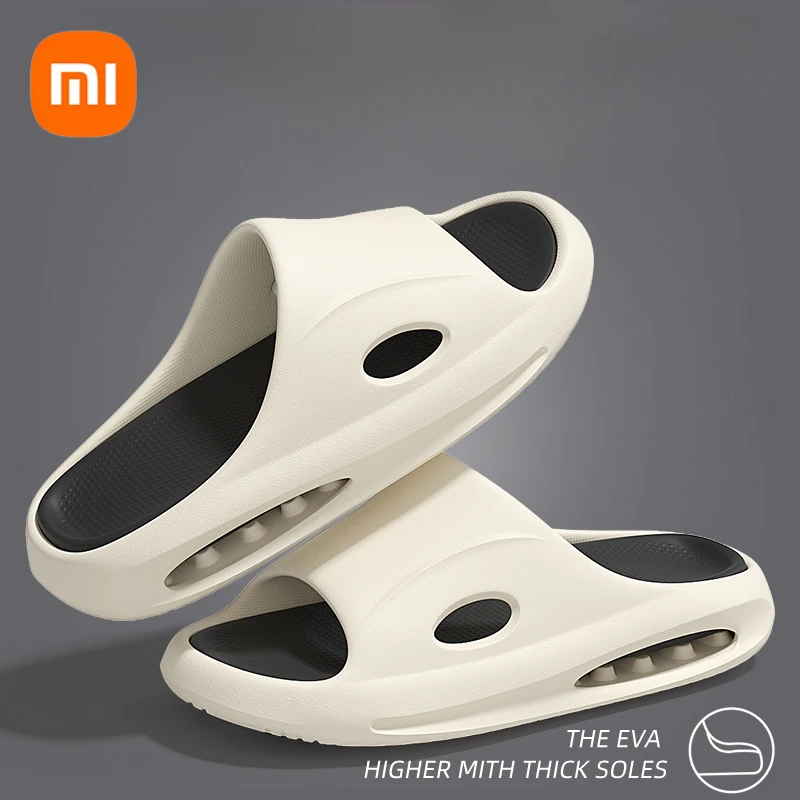 Xiaomi Fashion Men Slippers Soft Indoor Silent Casual Detachable Insoles Sports Style Comfort Lightweight Easy Matching Sandals