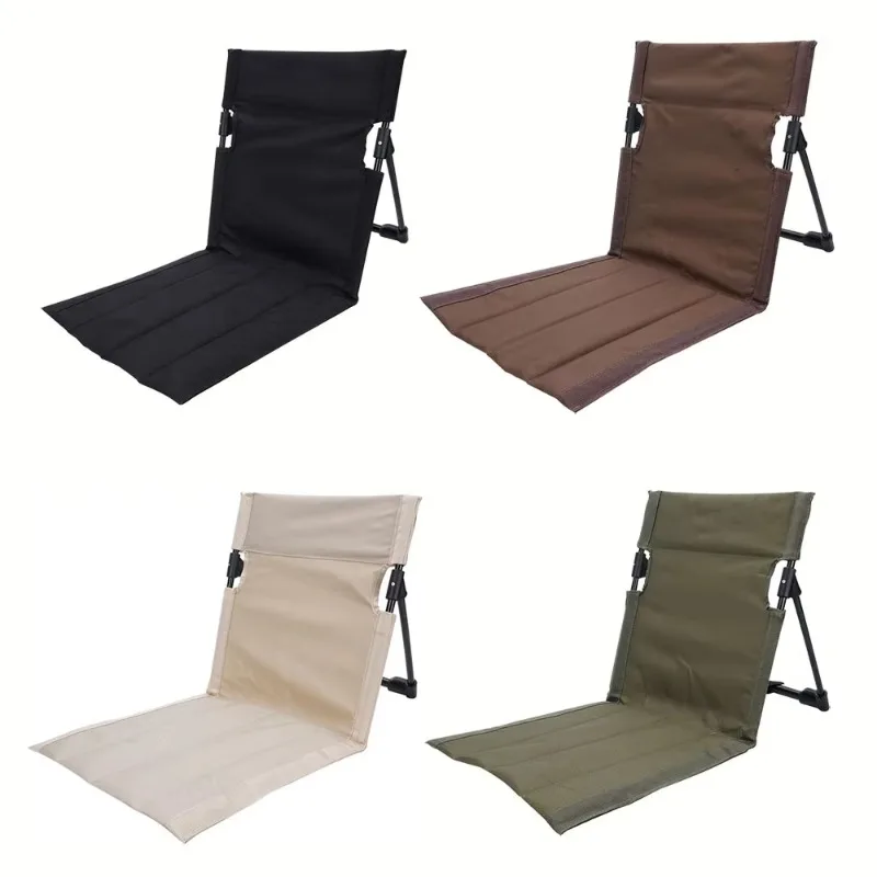 

YTYIN Outdoor Folding Beach Chair Compact Camping Hiking Picnic Mat With Backrest