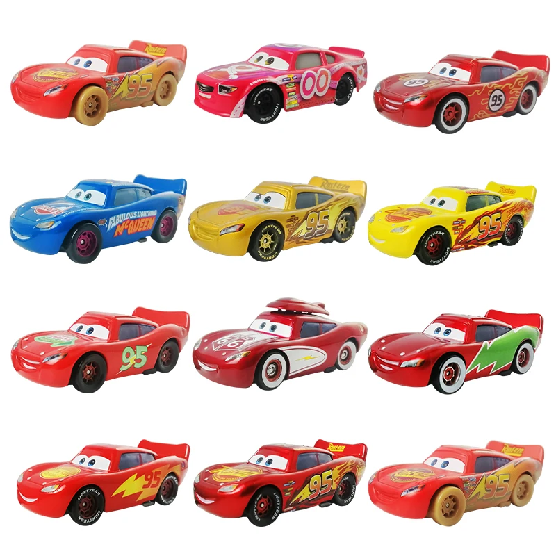 New No.95 Disney Pixar Cars Metal Mater collect Car 2 3 Lightning McQueen Mini racing tow model Diecast Alloy Child boy Toy Gift