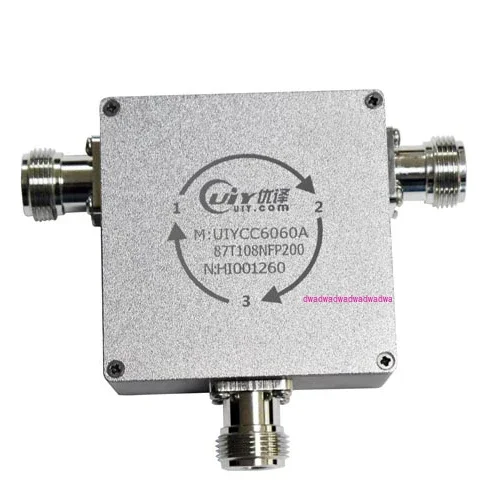 

Full Bandwidth Circulator 225 ~ 400MHz Broadband Coaxial Circulator With N Female Connector