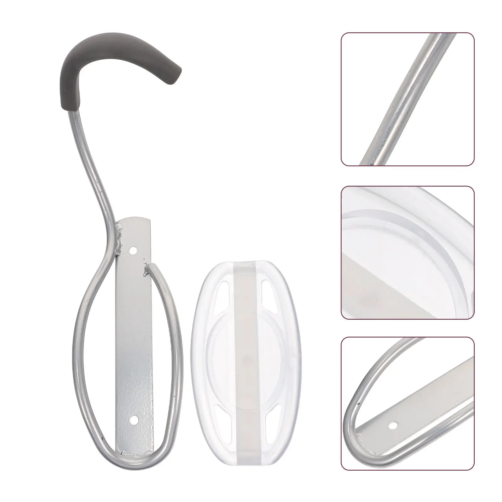 

Набор из 1 шт. настенных держателей для велосипедов: утолщенная подвесная подставка, профессиональная, прочная, простой дизайн, большая грузоподъемность, полный комплект