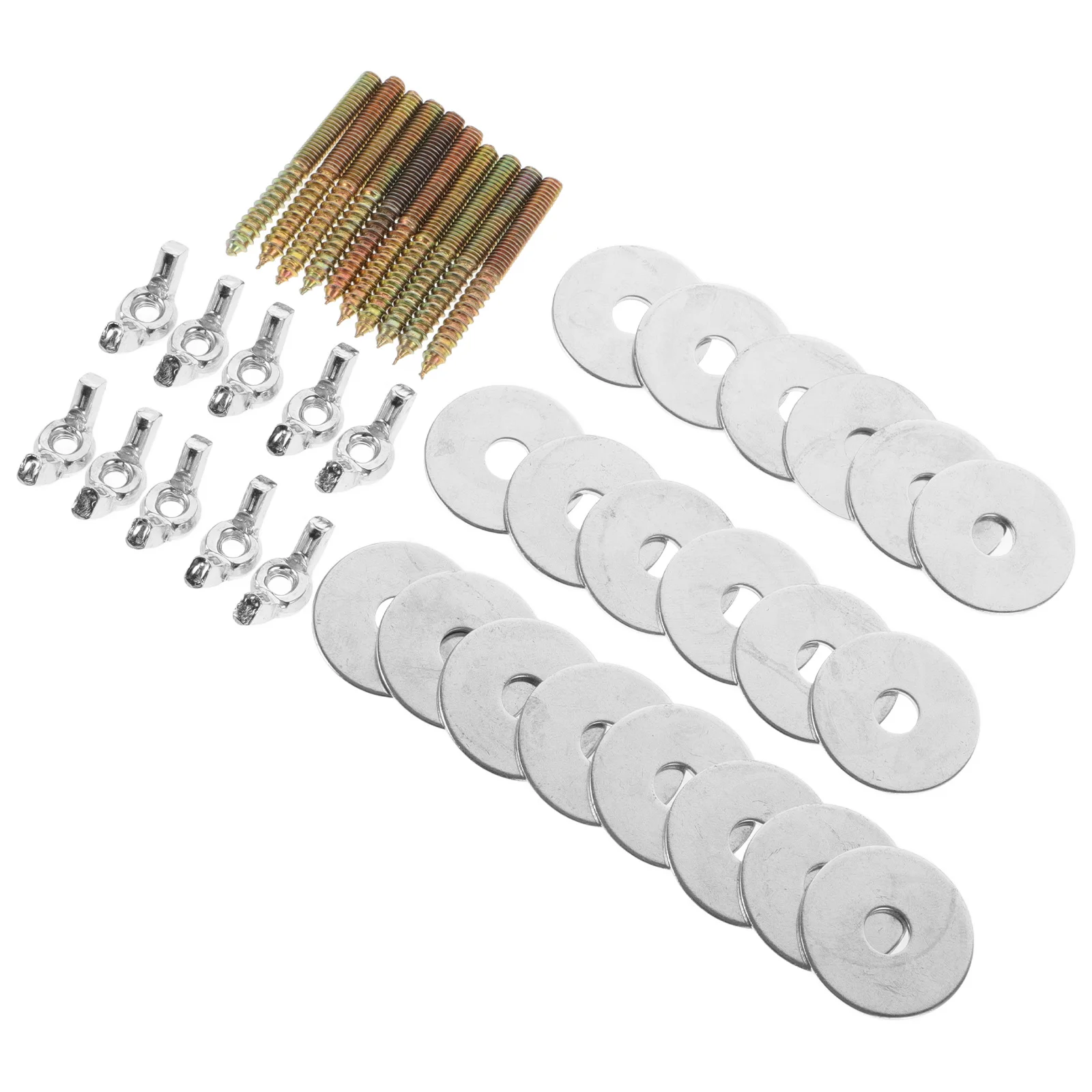 

10 set Bird Rack Accessories Sturdy Screw Kit for Birdcage Perch Bird Perch Screws Stand Rod Small Parrot Cage Fixing