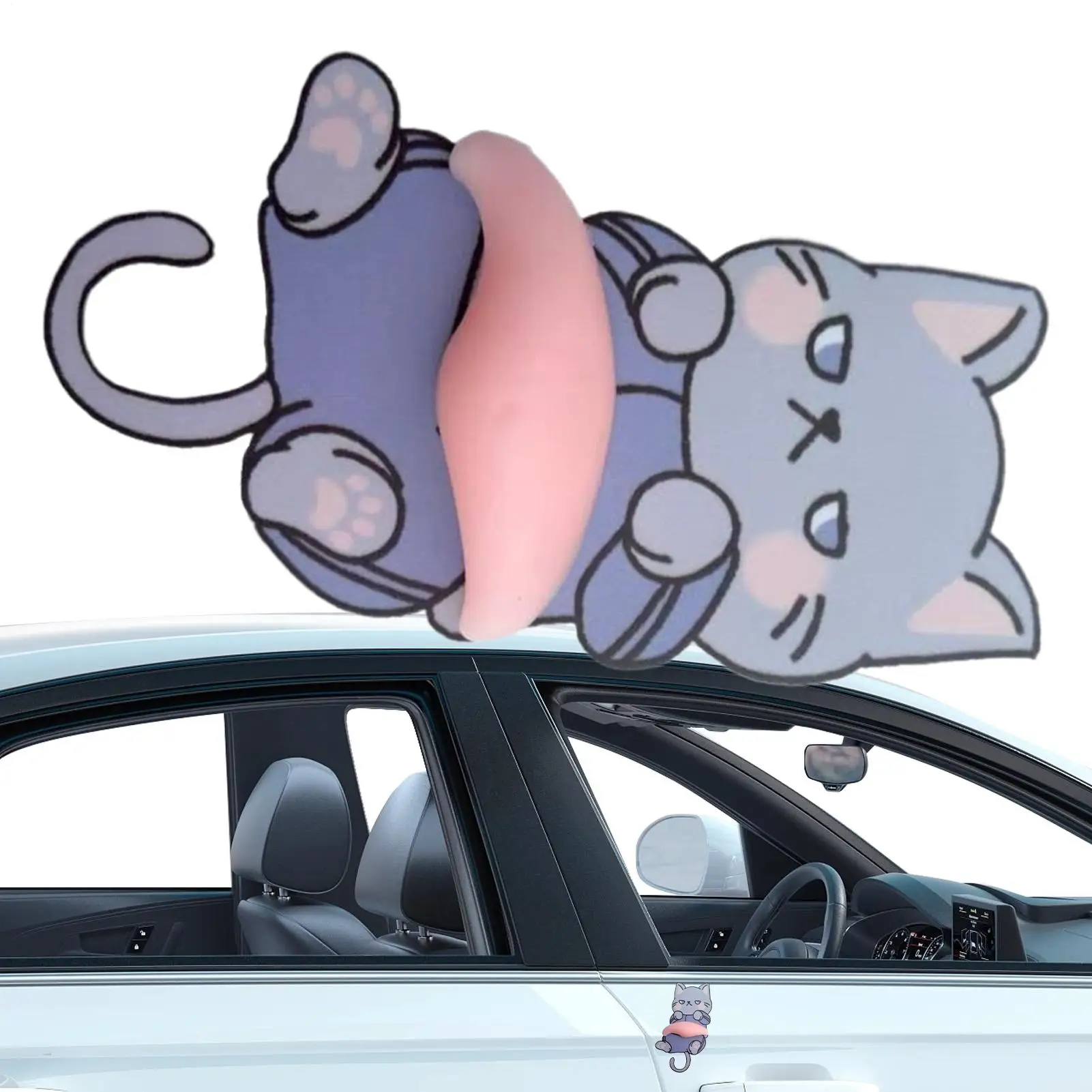 

3D-наклейки на живот в виде животных, милые силиконовые, сжимаемые, самоклеящиеся, для дома, автомобиля, офиса, чехлов для телефонов, ноутбуков