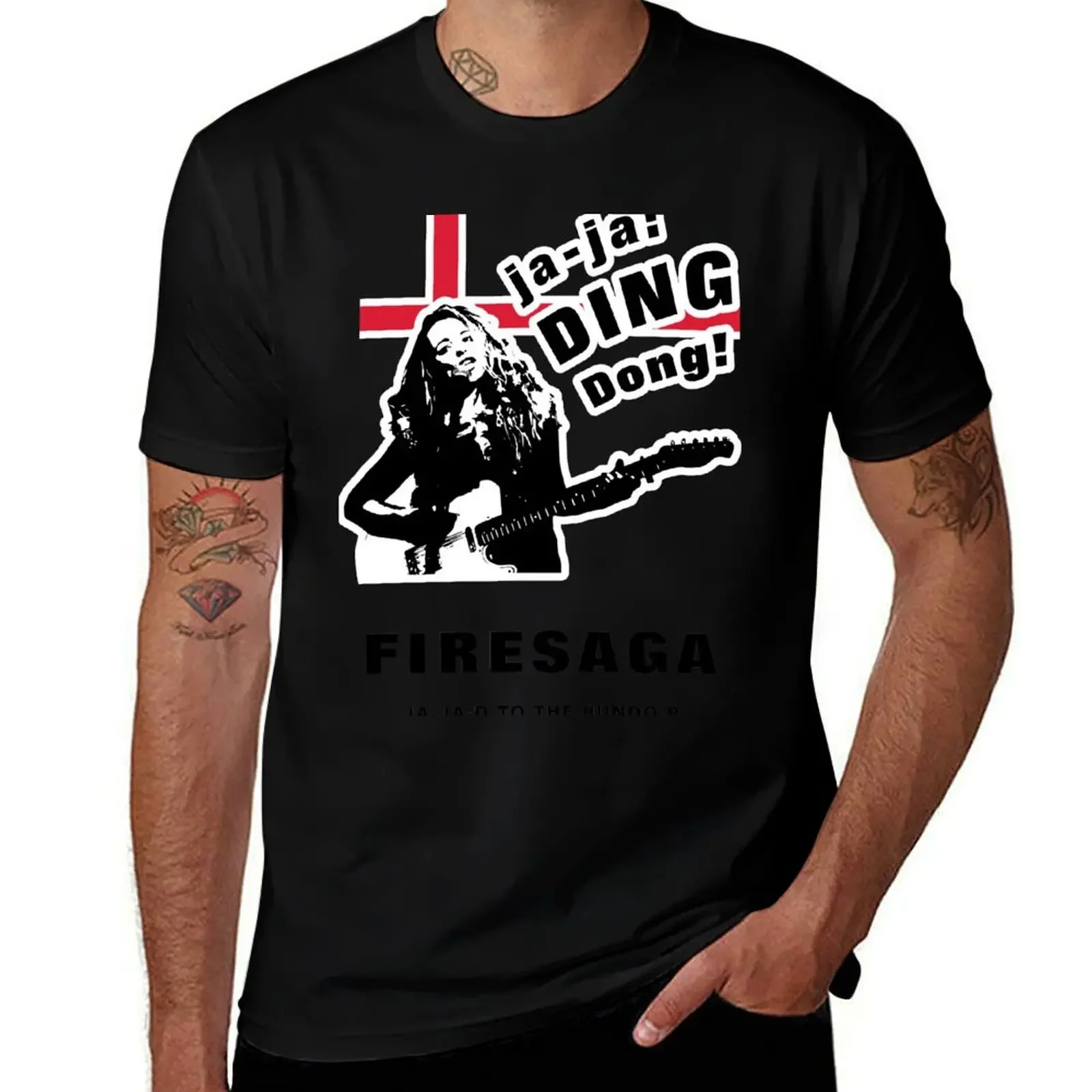 

Fire Saga Eurovision Ja Ja Ding Dong T-Shirt heavyweights rapper graphic tees tees tee shirts for men