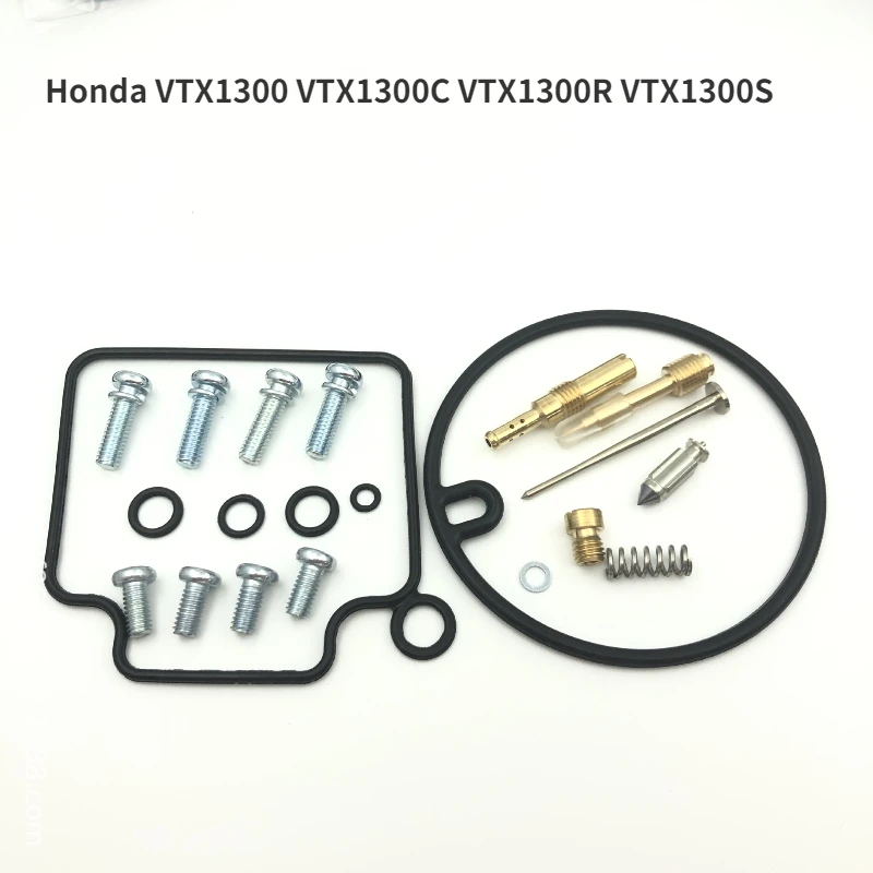 Motorcycle Carburetor Repair Kit for Honda VTX1300 VTX1300C VTX1300R VTX1300S 2004-2007 Carburador Rebuild Sets VTX 1300