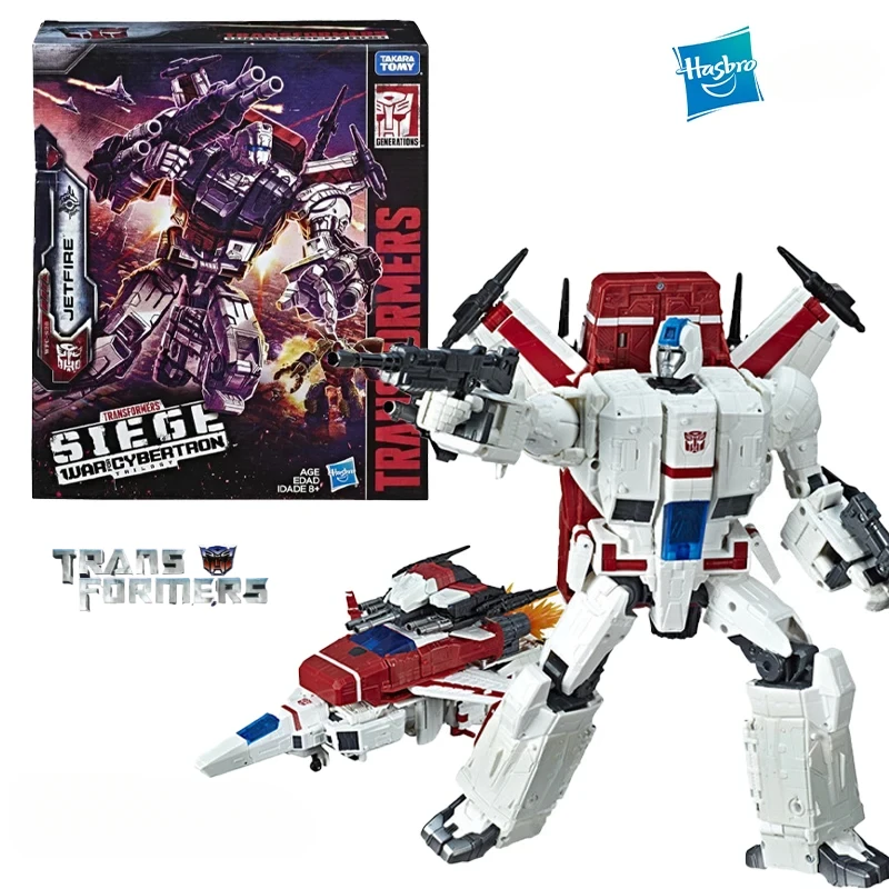 Hasbro Original Transformers War for Cybertron Siege Commander Jetfire WFC-S28 E4824 Figure Toy 100% Original Box